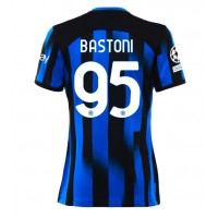 Inter Milan Alessandro Bastoni #95 Hjemmebanetrøje Dame 2023-24 Kortærmet